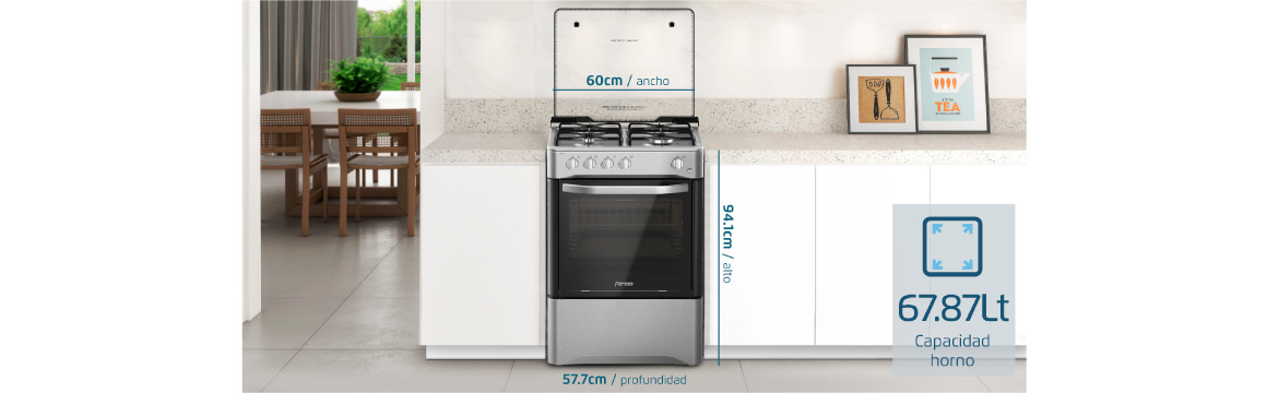 Gran capacidad con la nueva cocina CB91
