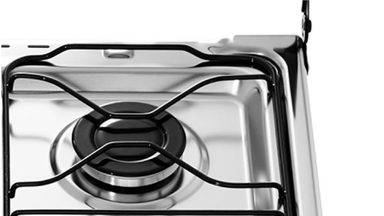 Quemadores esmaltados en cubierta con la nueva cocina F 2235