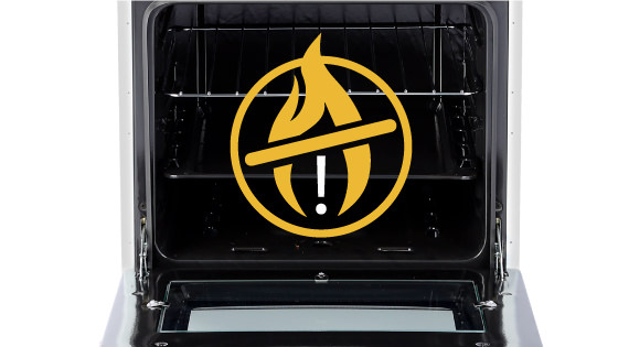 Sistema de seguridad Termopar en horno con la nueva cocina F 2235
