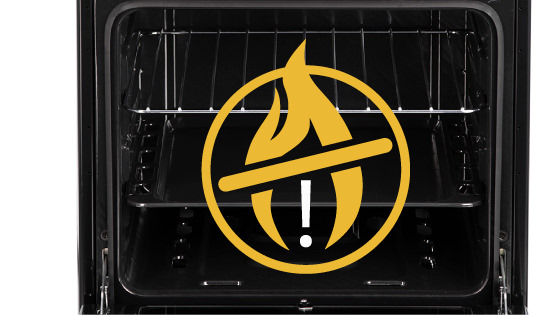 Sistema de seguridad Termopar en horno con la nueva cocina F 2545 T