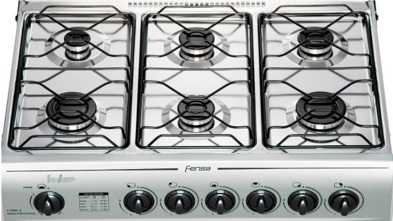 Cubierta antiderrame de acero inoxidable con la nueva cocina F 2930 S