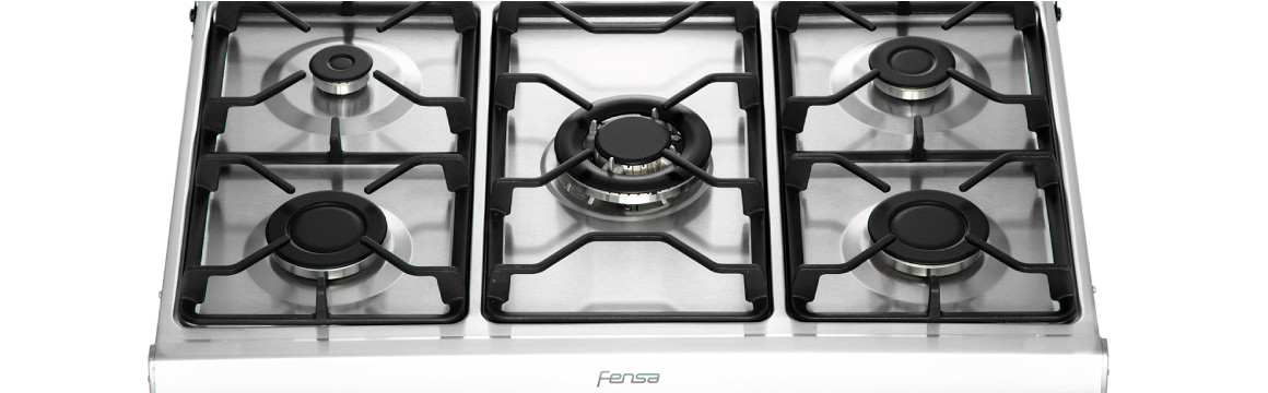 Cubierta antiderrame de acero inoxidable con la nueva cocina F 5500 PREMIUM