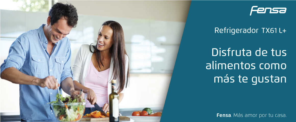 Disfruta de tus alimentos como más te gustan con el refrigerador TX61 L+