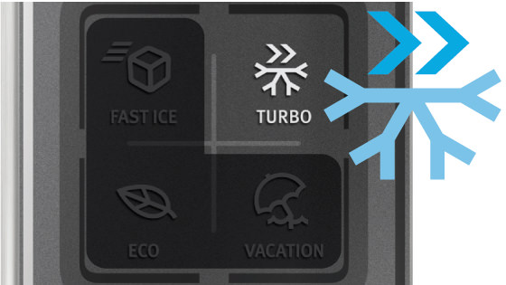 Turbo Freezer con el refrigerador TX61 L+