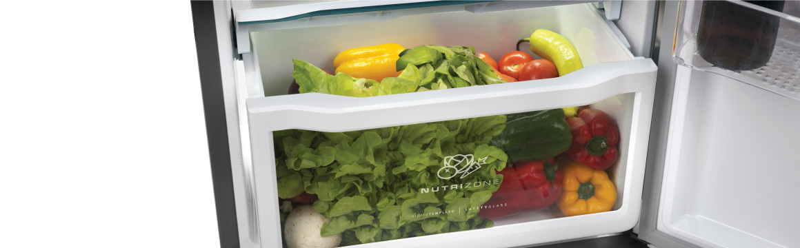 Zona Fresca (Verdulero de gran capacidad) con el refrigerador TX61 L+