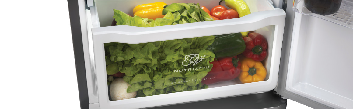 Zona Fresca (Verdulero de gran capacidad) con el refrigerador TX60 LE