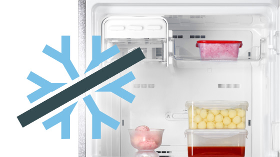 Sistema Frost Free con el refrigerador TX61 LE