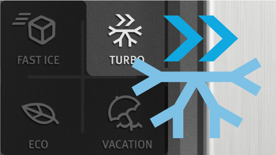 Turbo Freezer con el refrigerador TX61 LE