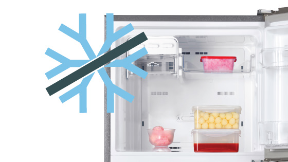 Sistema Frost Free con el refrigerador TX61 L