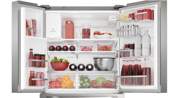 Puertas asimétricas con el refrigerador Advantage Plus 7790