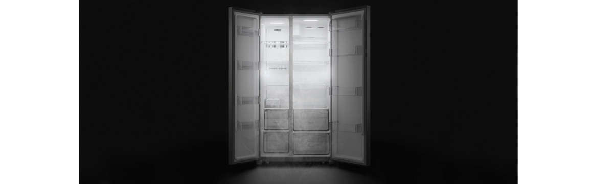 Mejor visibilidad interior con el refrigerador Side by Side SFX500