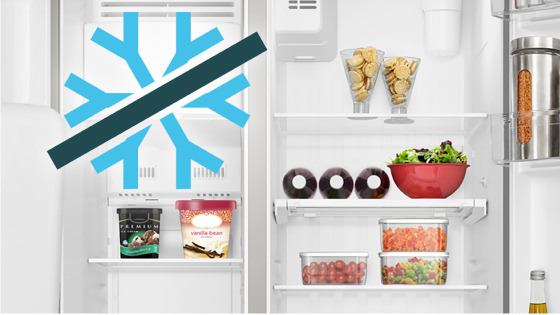 Tecnología Frost Free con el refrigerador Side by Side SFX500