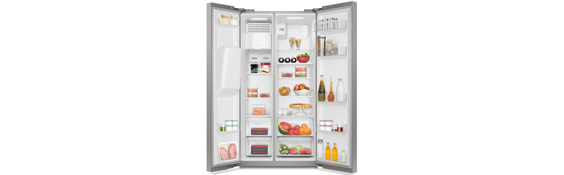 Óptima distribución con el refrigerador Side by Side SFX550
