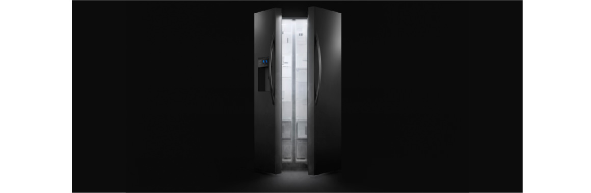 Mejor visibilidad interior con el refrigerador Side by Side SFX550