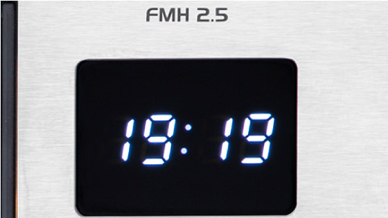 Pantalla digital con el microondas FMH 2.5