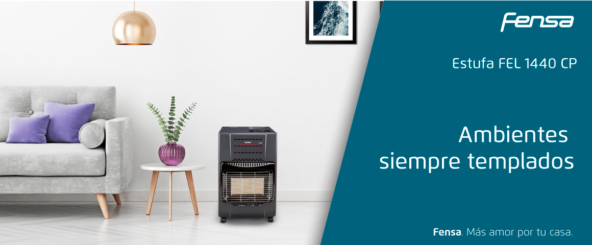 Ambientes siempre templados con la estufa FEL 1440 CP