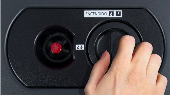 Selector de potencia de tres niveles con la estufa FEL 1440 CP