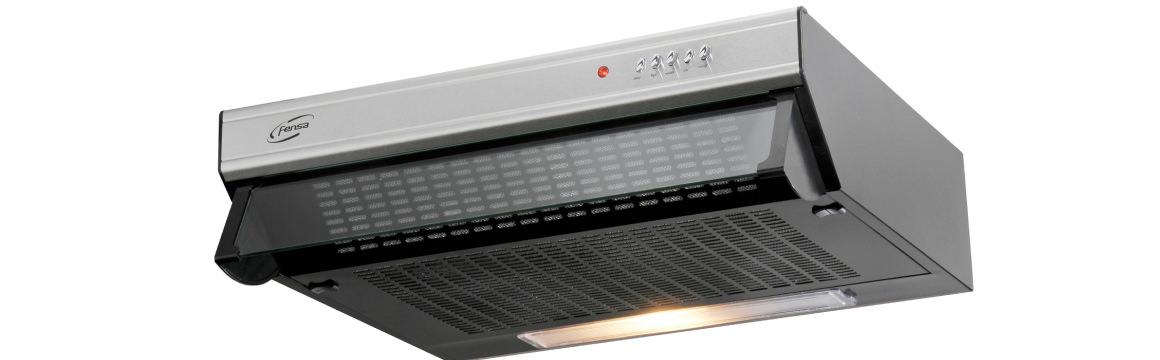Visera abatible de vidrio templado con la campana FX U6160