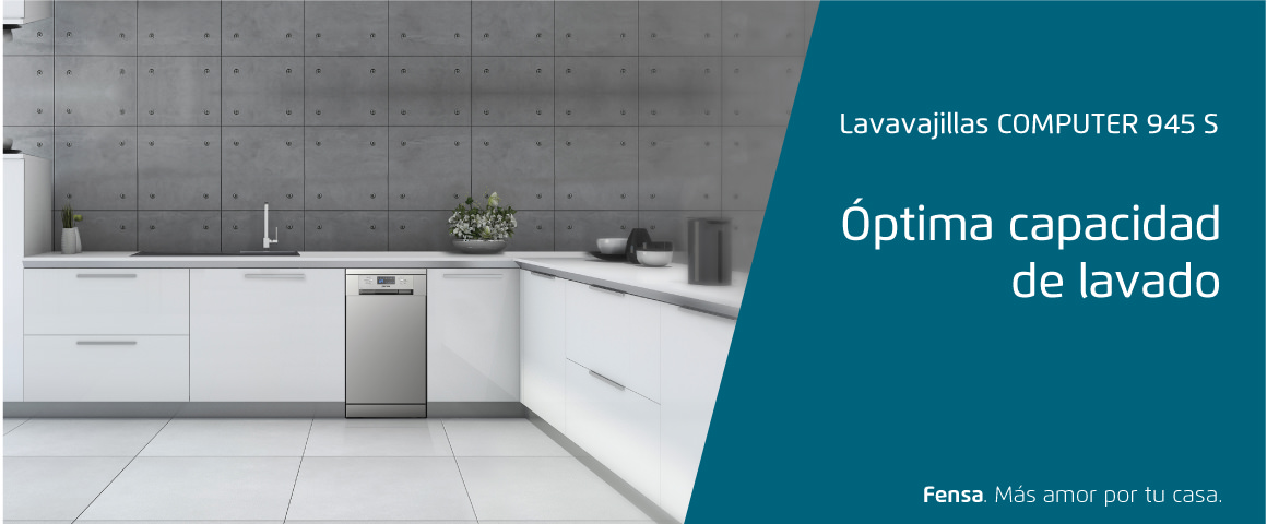 Óptima capacidad de lavado con el lavavajillas Computer 945 S