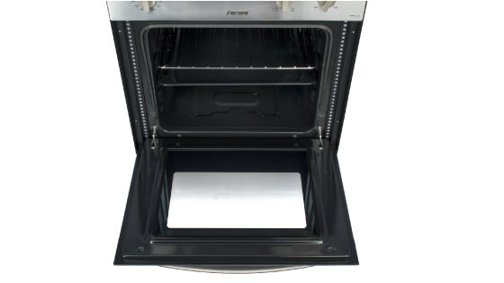 Puerta desmontable para fácil limpieza con el Horno FHE 1060 NE