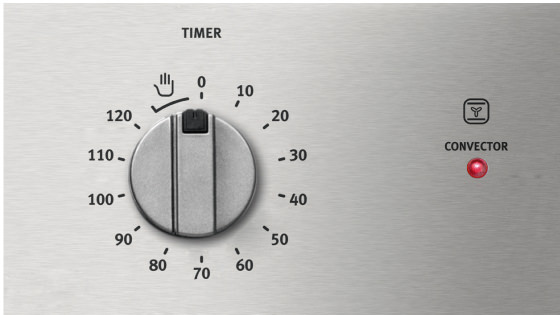 Timer de corte automático 120 minutos con el Horno FHE 1080 NE