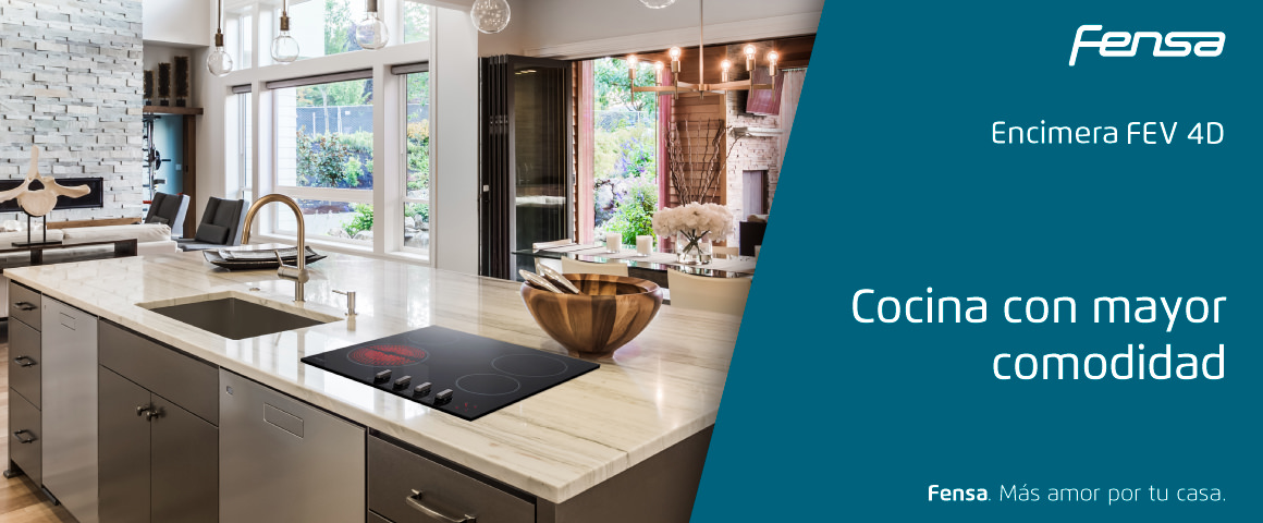 Cocina con mayor comodidad con la Encimera FEV 4D