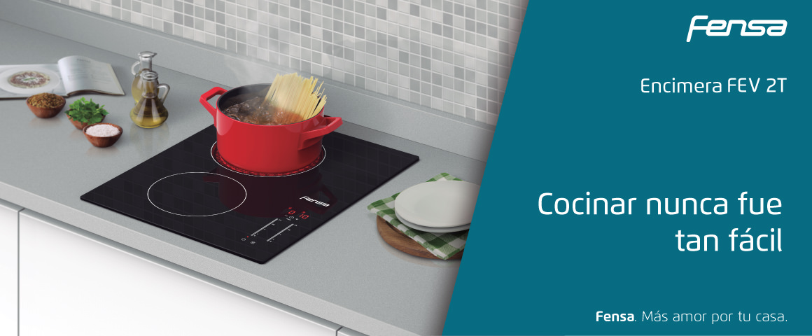 Cocinar nunca fue tan fácil con la Encimera FEV 2T