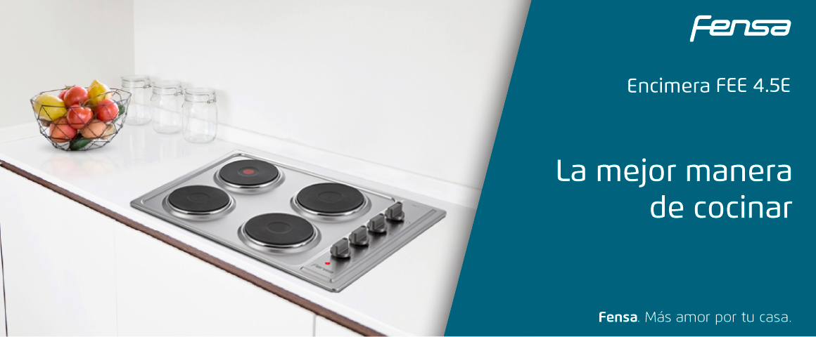 La mejor manera de cocinar con la Encimera FEE 4.5E