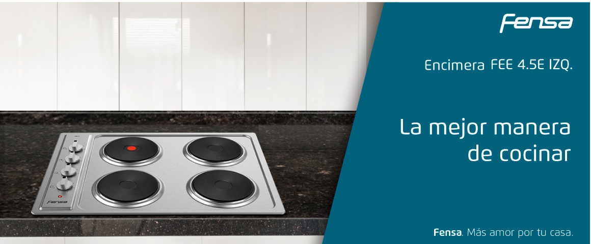 La mejor manera de cocinar con la Encimera FEE 4.5E IZQ