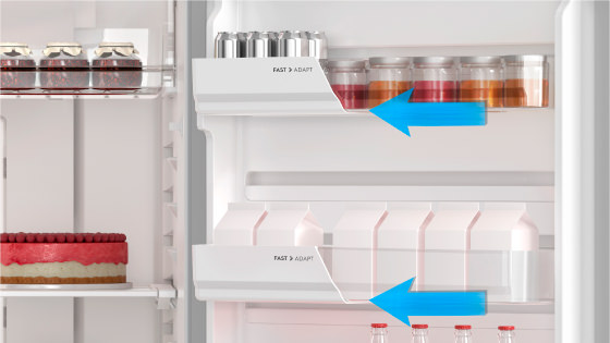 Fast Adapt (Balcones deslizables intercambiables) con el Refrigerador Advantage 5700E
