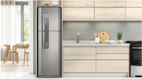 Modernidad y elegancia para tu cocina con el refrigerador DW44S de Fensa