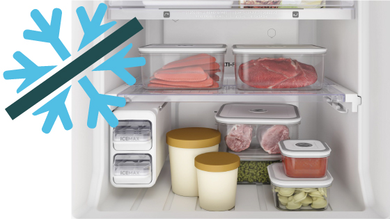Sistema Frost Free con el refrigerador DW44S de Fensa
