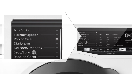 Time Efficient Programs con la Lavadora Premium Care 11W