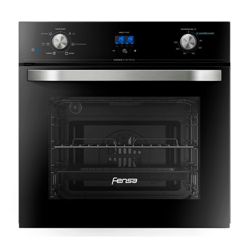 Horno Empotrable Eléctrico Fensa 59L Timer Digital y Turbo Convector FHE 1190T Negro