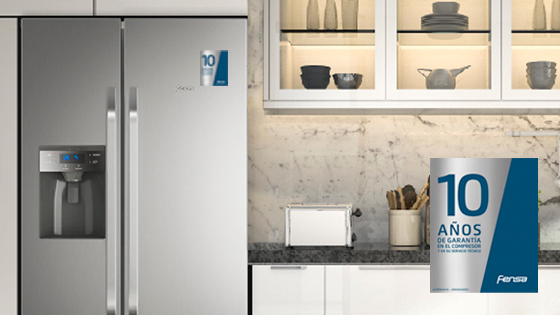 10 años de garantía con el refrigerador SFX550