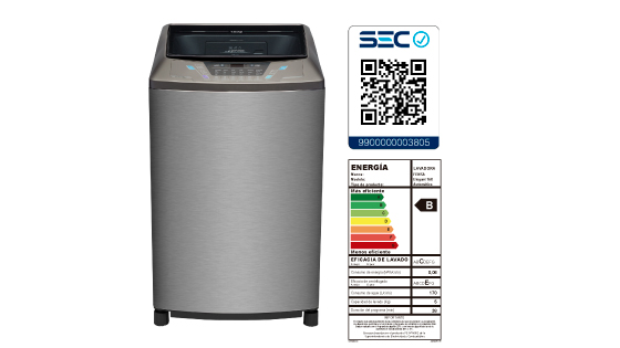 Energy Saving de la lavadora Elegant 16X