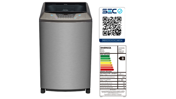 Energy Saving de la lavadora Elegant 18X