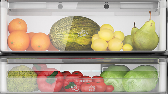 Cajón SuperFresh del refrigerador Frost Free Bottom Freezer DB60S 322L