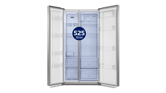 Practicidad para organizar tu vida con el refrigerador Side by Side SFX500