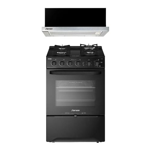 Kit Cocina Fensa 4 Platos F 3000 BT + Campana Retráctil Empotrada FG 7770 Fensa