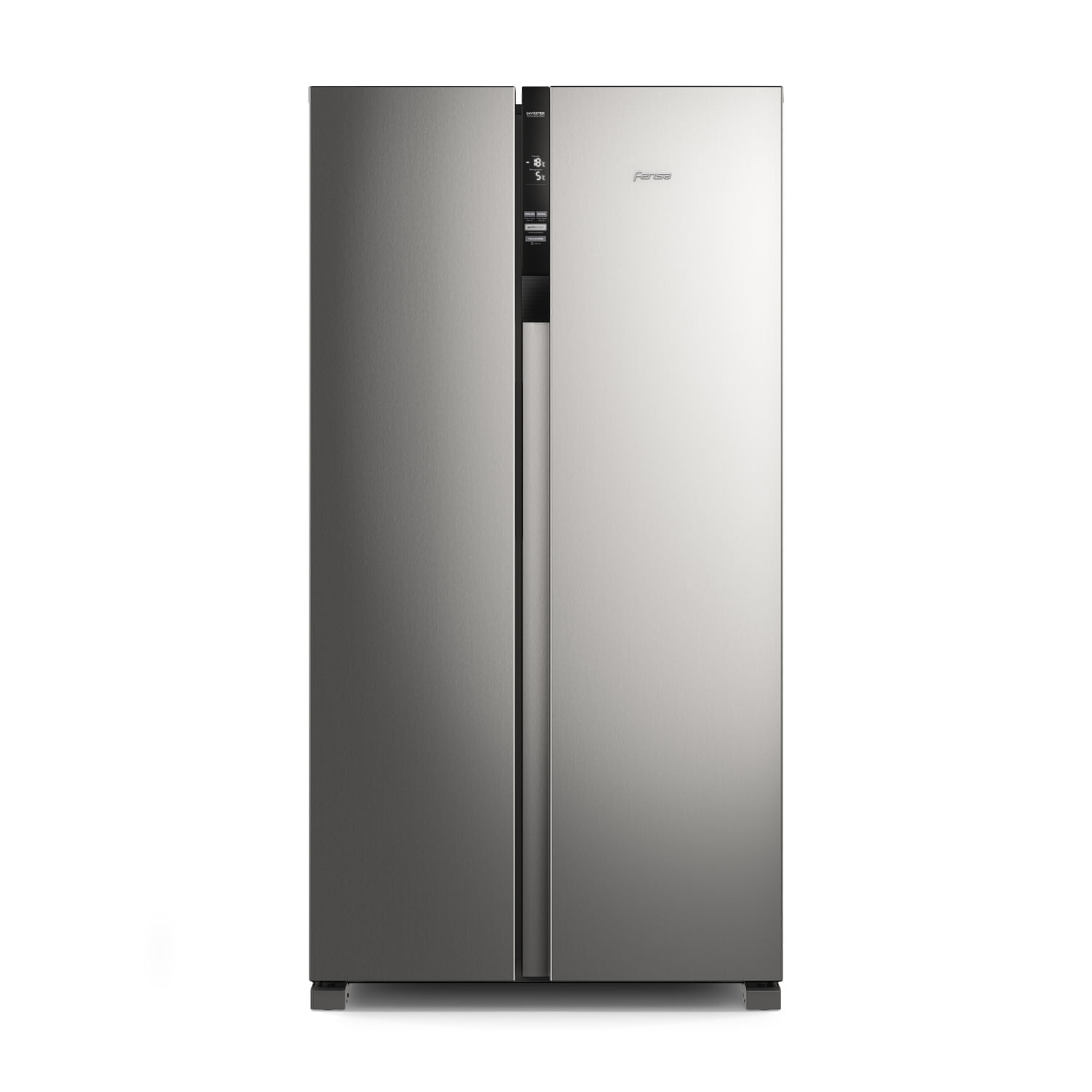 Refrigerador Fensa 436L No Frost Side By Side Inverter con AutoSense SFX440 Inox a $439.990