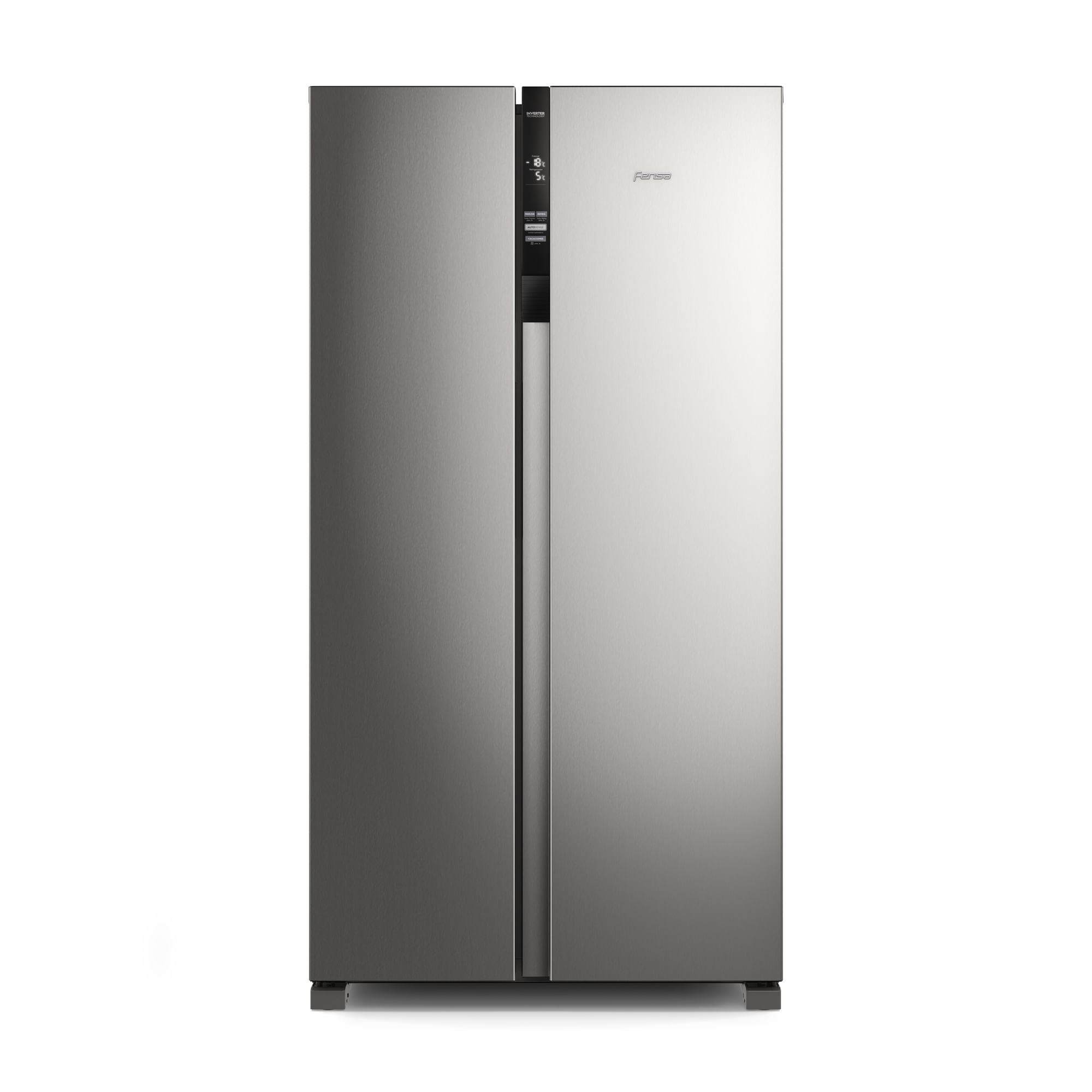 Refrigerador Fensa 529L No Frost Side By Side Inverter con AutoSense SFX530 Inox a $499.990