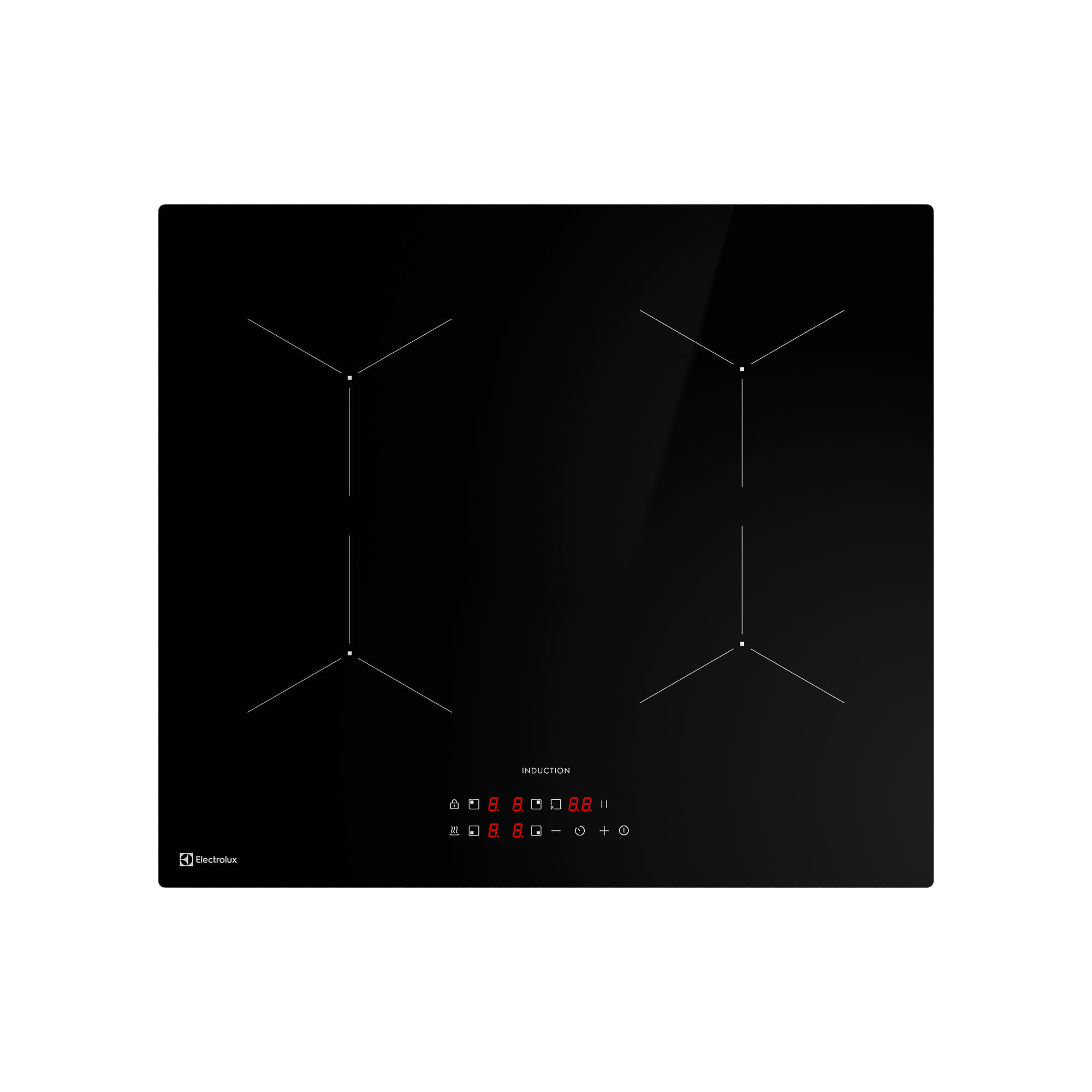 Encimera Inducción 4 Platos Electrolux Eléctrica Efficient IE4TW Negra
