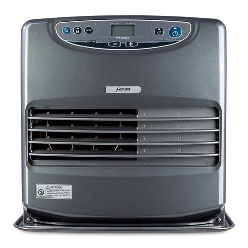 Estufa Parafina Láser Fensa 9 Litros 5,2Kw Panel Digital, Timer y Botón Eco FHK 1050
