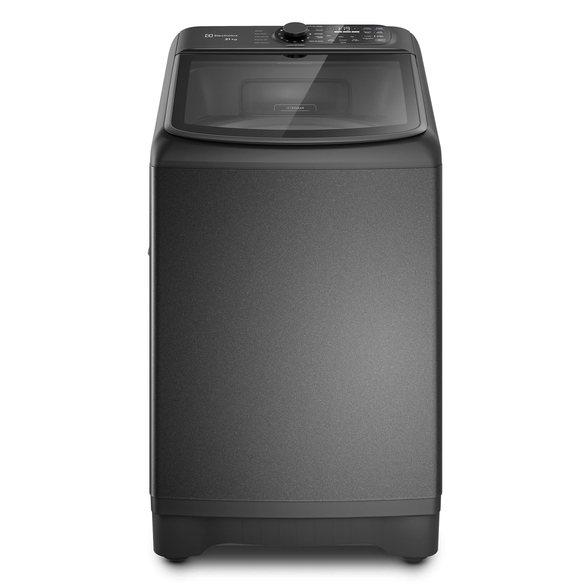 Lavadora Electrolux 21kg Carga Superior Inverter Disolución Máxima Jet&Clean EMTL21IO Gris Ónix